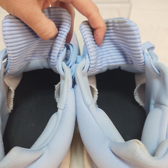 Adidas Marquee Boost Low Glow Blue Mens 14 Baby Blue Orange White Basketball - Picture 10 of 15